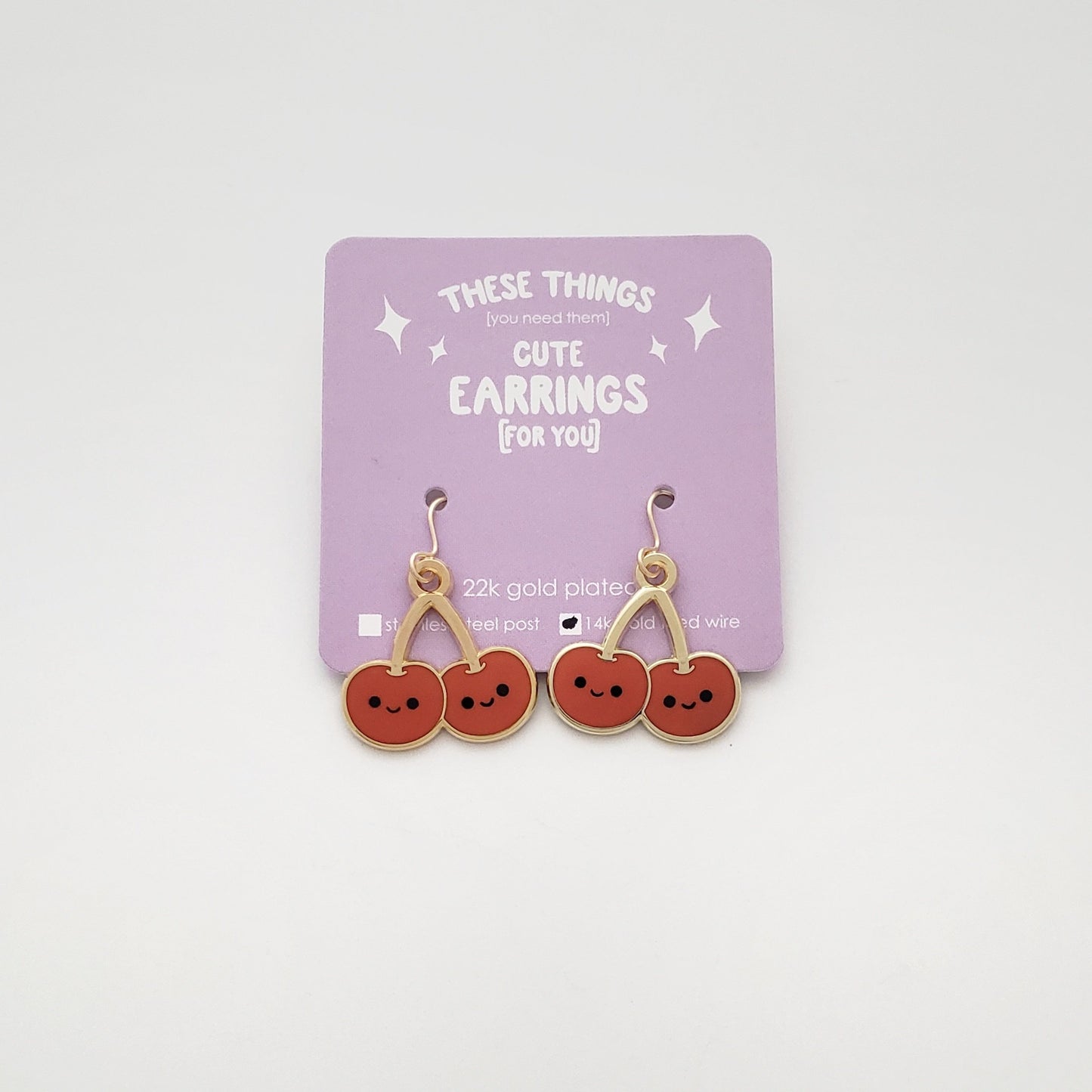 Happy Cherry dangle earrings