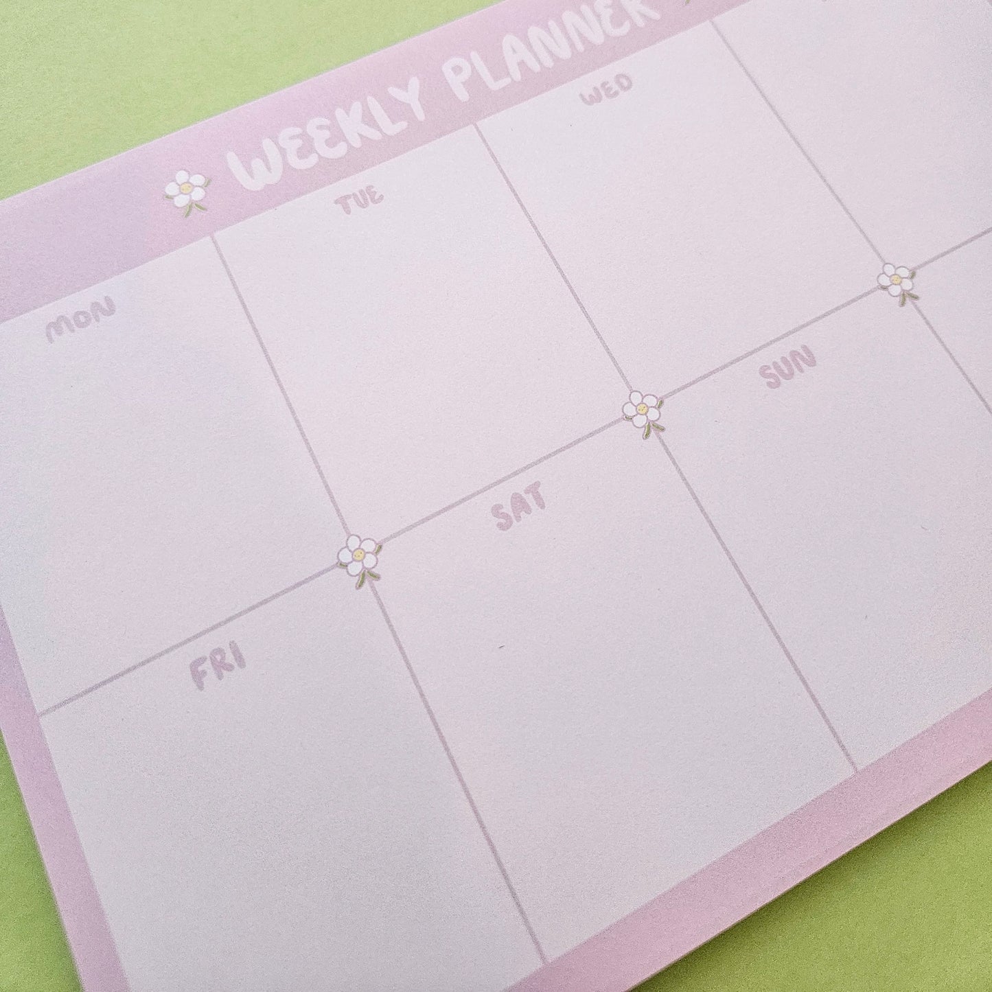 Pink Weekly Planner