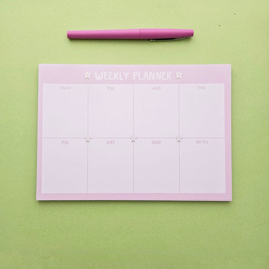 Pink Weekly Planner