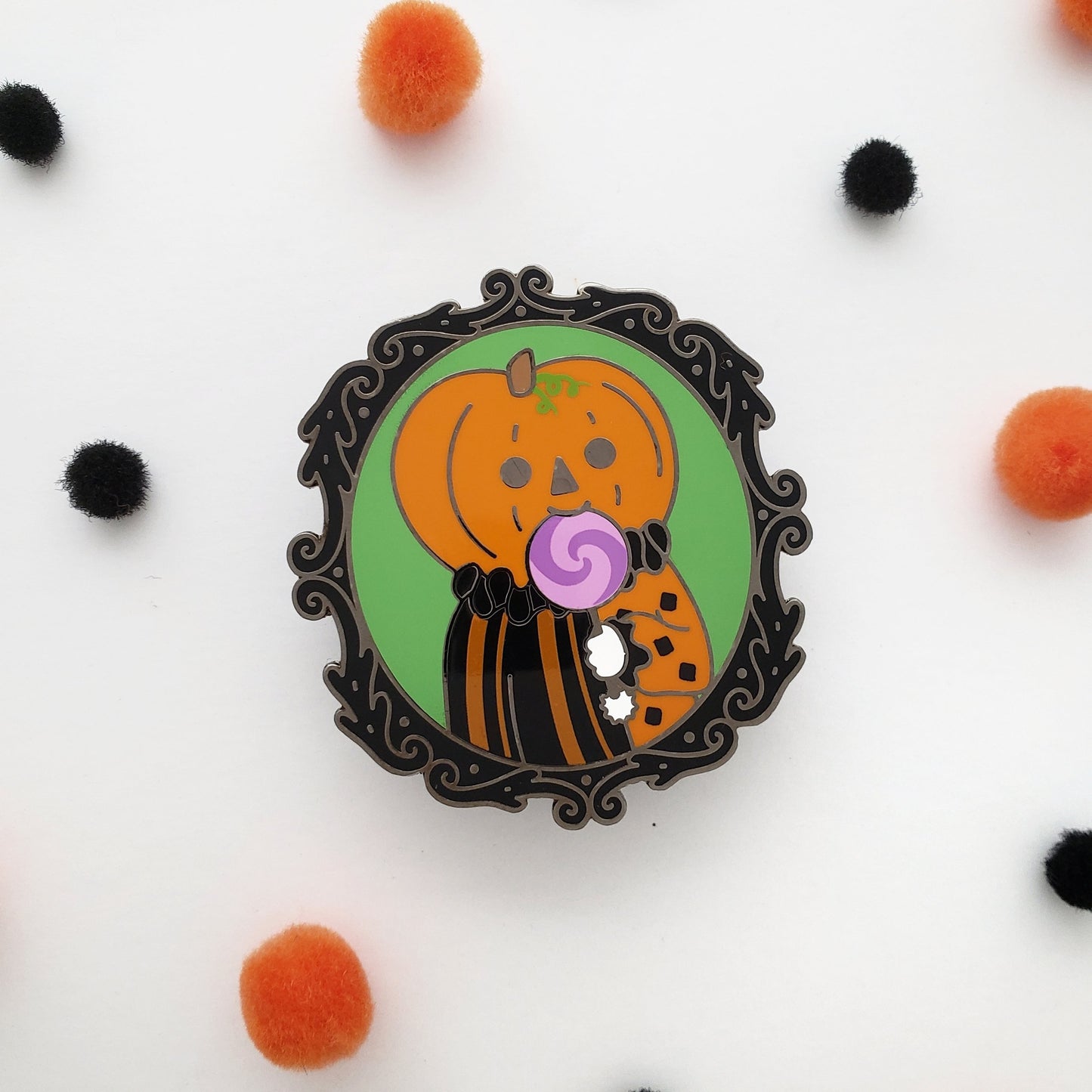 Pumpkin Boi Sweetie enamel pin // halloween pin