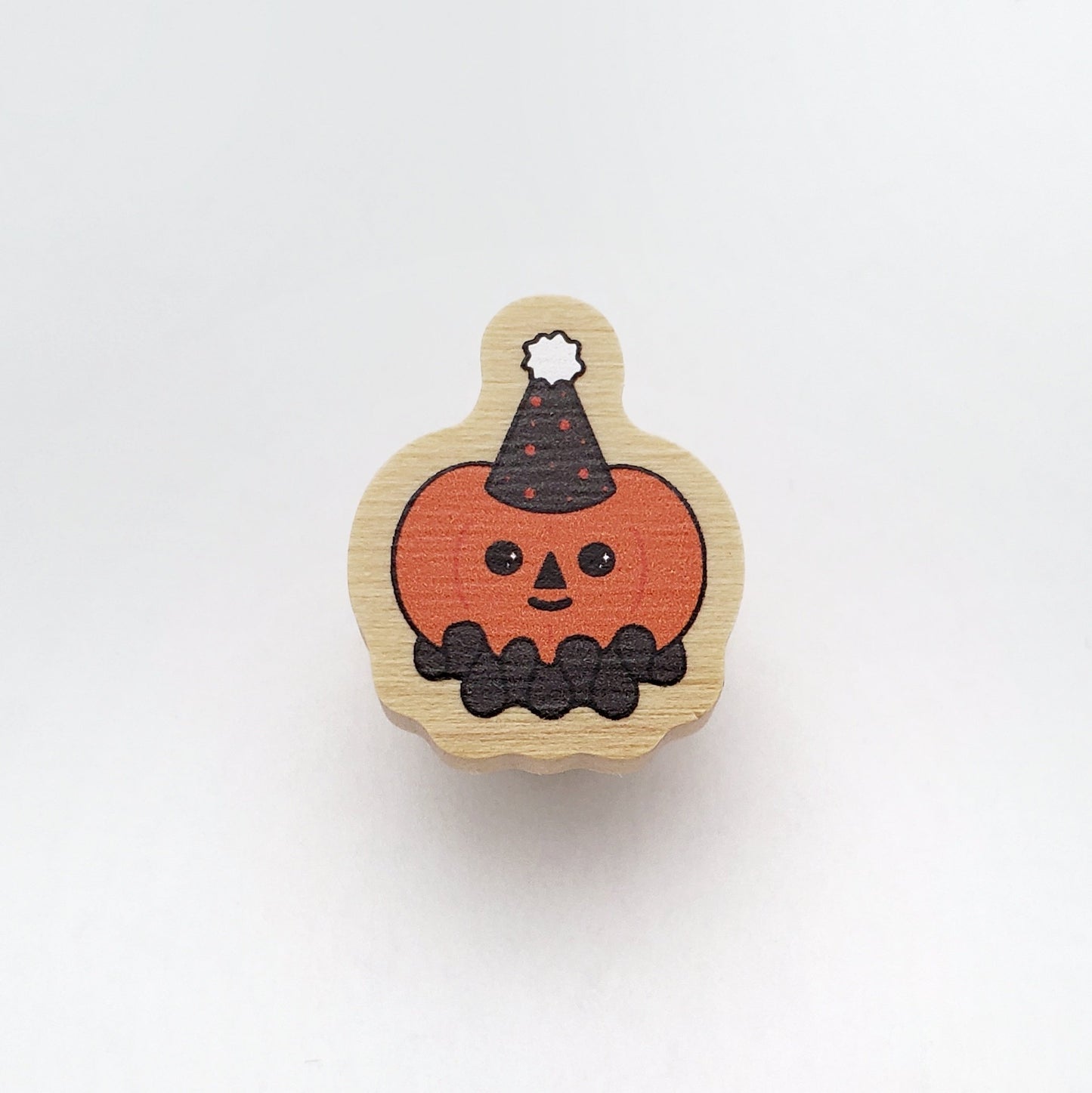 Pumpkin Boi wooden pin