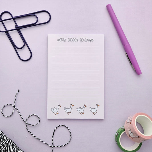 Silly Goose 6x4 notepad