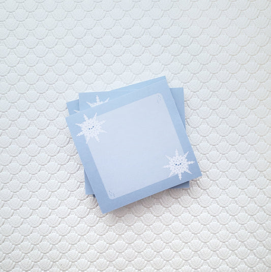 Icy Snowflake sticky notes