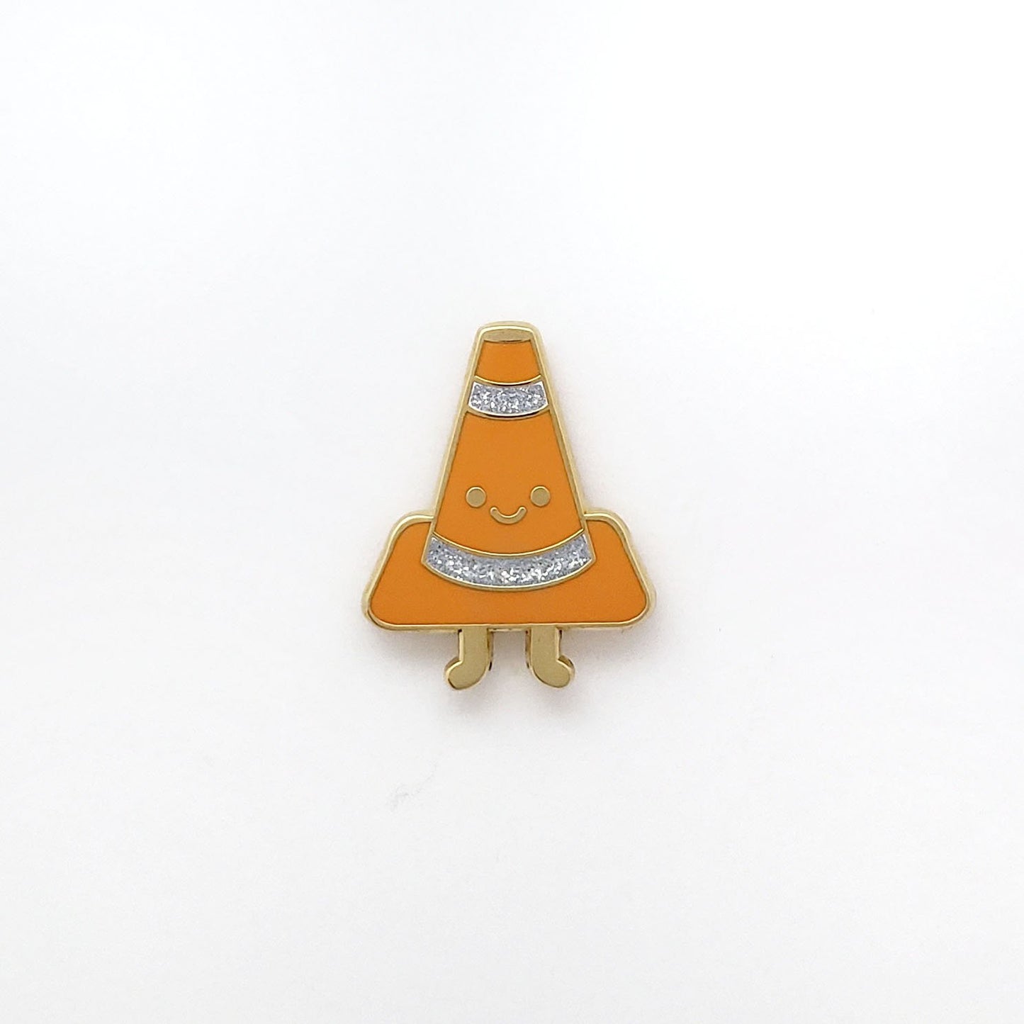 Traffic Cone enamel pin