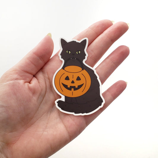 Trick-or-Treat Kitty sticker
